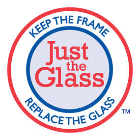 Just the glass Keep the frame, replace the glass.